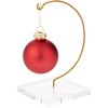 Plymor Wire Ornament Hanger Display with 3" Clear Acrylic Thick