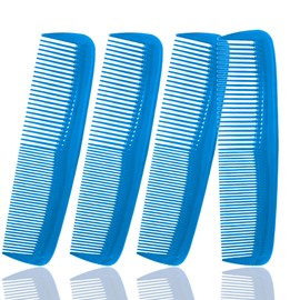 Soft 'N Style Hair Care 4-Pack Comb - Not Breakable - mens comb/fine tooth comb/peines para cabello