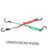 CHILDWEET 2 Pcs Flat Bungee Cords with Hooks High Elasticity