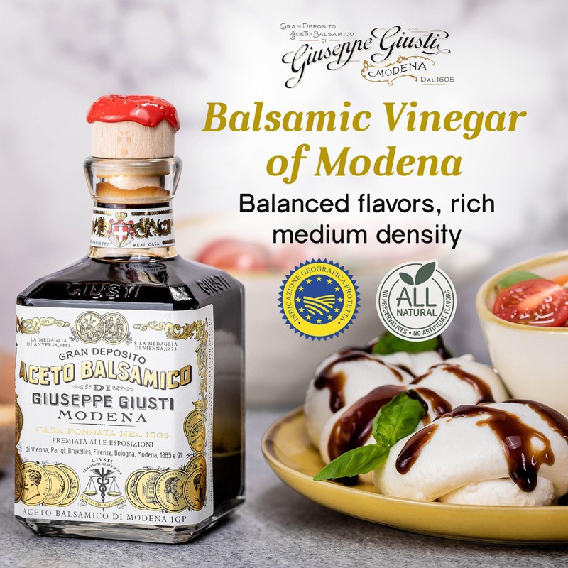 Giusti Balsamic Vinegar of Modena IGP – 2 Gold Medals