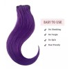 QNI-LMB Extensiones De Cabello Color Purple - Cabello 100% Natural