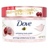 Dove Cherry & Apricot Milk Creamy Body Scrub, Exfoliating Care,