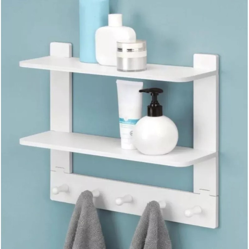 Eco Repisa Perchero Baño, Cocina