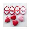 Heart Lip Balm Case Pink DC003492 5ea