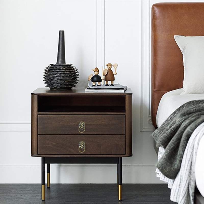 6 Pack Lion Head Knob Pull Handle for Dresser Drawer