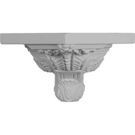 Ekena Millwork MOC05X06MO Outside Corner Moulding (matches moulding MLD05X06X08MO), 6 1/4"P x 5 1/4"H, Primed