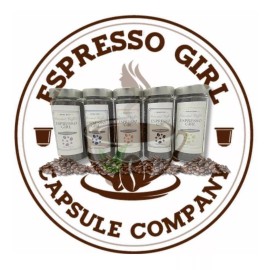ESPRESSO GIRL Dark Roast Whole Bean Coffee-FRENCH ROAST-premium jar 16.9OZ