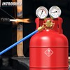 MEANLIN MEASURE Low Pressure Gauges for Acetylene Regulator 1/4" NPT