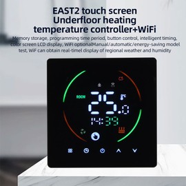 Smart Thermostat for Home 16A Electric Heating Weekly Programmable Temperature Controller LCD Display Digital Intelligent Wall Thermostat