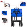 ForHauz Folding Collapsible Heavy Duty Wagon Cart with All-Terrain Wheels