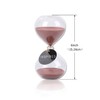 SWISSELITE BILOBA Puff Sand Timer/Hourglass (6 Inch,30 Minutes(+/- 180 seconds),