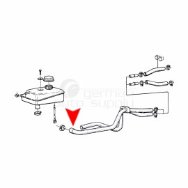 URO HVAC Heater Hose Upper 4876371 for Saab