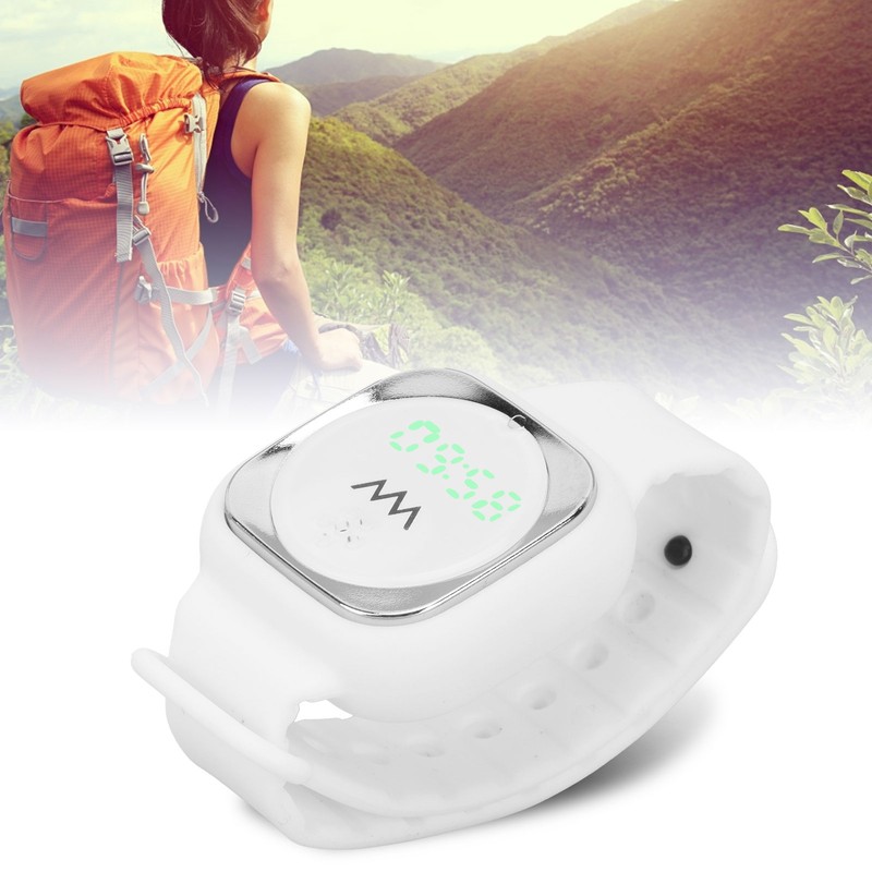 Ultrasonic Mosquito Repellent Bracelet with Time Display Anti Mosquito Wristband