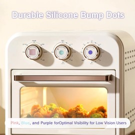 YAFIYGI 264Pcs Braille Stickers Dots for Blind People Low Vision Adhesive Braille Stickers for Visually Impaired Tactile Low Vision Aids Blind Gadgets for Elderly Braille Dots for Everyday Use