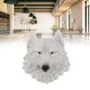 3D Simulation Animal Head Statues Wall Decor Resin Unique Exquisite