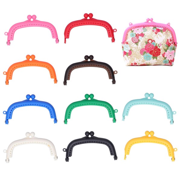 Pack of 10 Purse Frame Handle, 8.5 cm Coin Bag