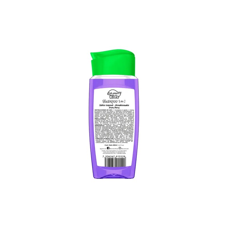 Blumen Kids Shampoo Infantil 3 En 1 Tasty Gummy Bear