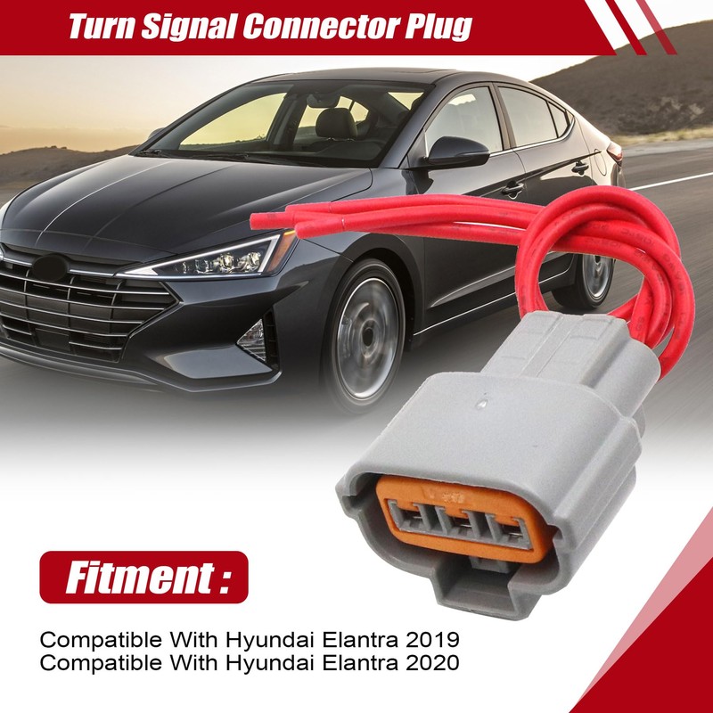 Priprilod Turn Signal Connector Plug Compatible With Hyundai Elantra 2019