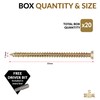 SEQUAL® 50mm (Pack Of 20) Easy Drive Countersunk Direct Concrete