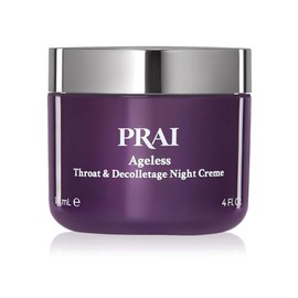 PRAI Ageless Throat & Decolletage Night Creme 118ml - Moisturising & Hydrating Formula with Two Types of Retinol - Anti-Aging & Anti-Wrinkle Cream, Collagen Boosting Skincare - Brightens Skin