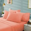 BYSURE 6 Pieces Bed Sheets Set(Queen, Coral) - Super Soft