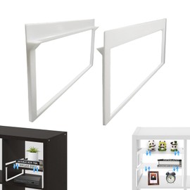 Agamino Shelf Insert Set for IKEA KALLAX, Modular Shelf Divider & Riser for IKEA Kallax Units-Maximize Cube Storage-DIY Storage Bookcase Expander, Bookshelf Insert Support for Display Cabinet