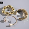 Gold Bracelets for Women Chunky Gold Bangles for Women Gold