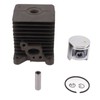 Cylinder Piston Assembly Kit 33.5mm Aluminum Alloy Trimmer Cylinder Piston