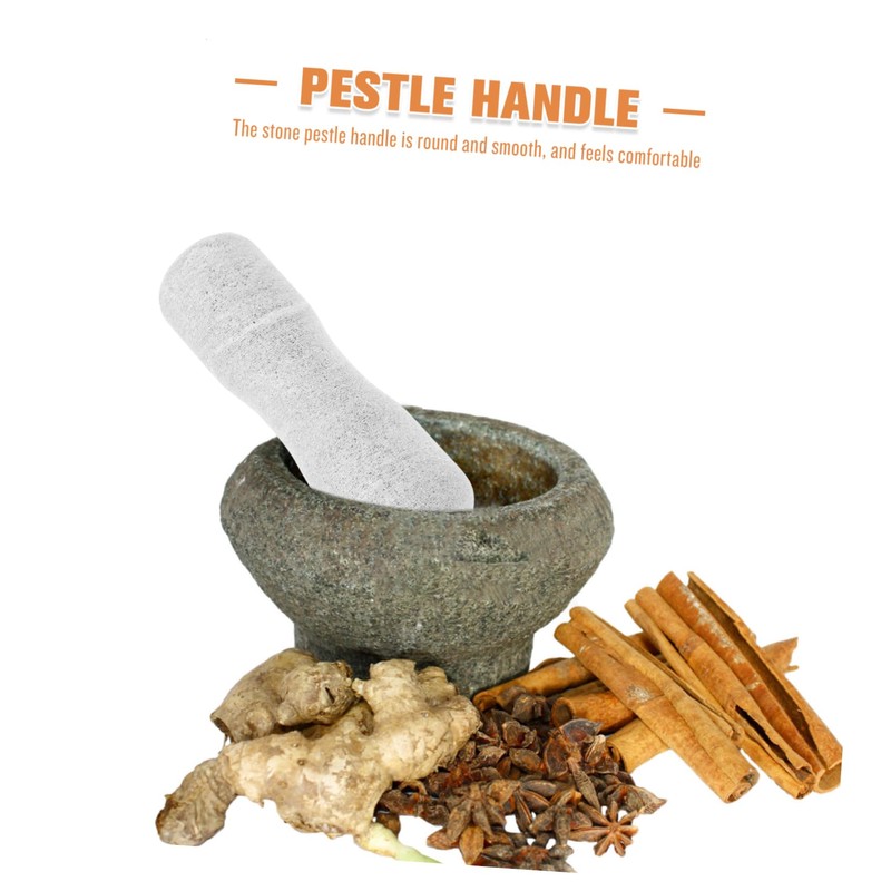 CIYODO Stone Pestle Garlic Masher Ergonomic Food Mincer Tool for