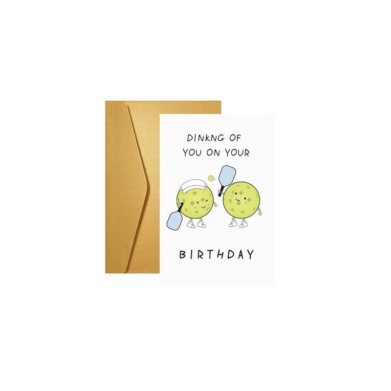 New valley warbler Pickleball Birthday Greeting Card (BALL)