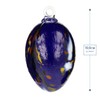 Marolin Handmade Glass Easter Egg - Lapis Blue