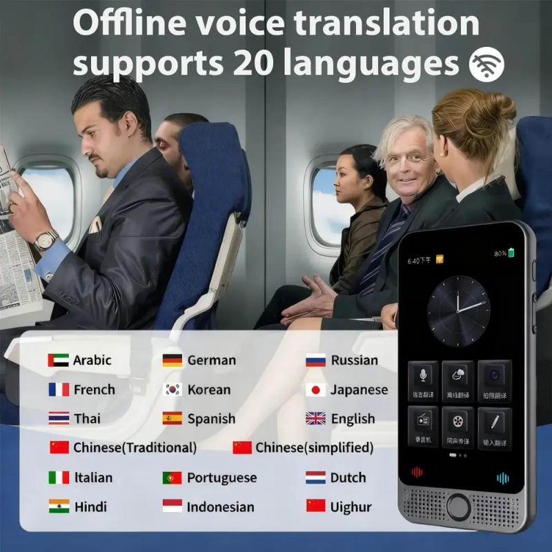TTMXI Dispositivo Traductor de Idiomas Instantáneo Ia sin Conexión -