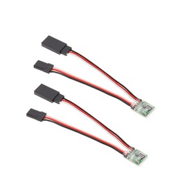 GLOBACT 2 Pcs Universal RC Servo Signal Reverser Rotation Inverter for JR Futaba Aircraft Airplane Steering Gear RC Airplane Car Boat