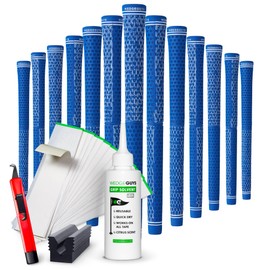 Wedge Guys DC Tour Golf Grips Kit – 4 Grip Zones for Supreme Comfort & Control - All-Weather Performance Golf Club Grips Replacement for Regripping Wedges Drivers Irons Hybrids, Midsize or Standard