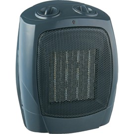 Brentwood H-C1601 1500-Watt Portable Ceramic Space Heater and Fan, Black