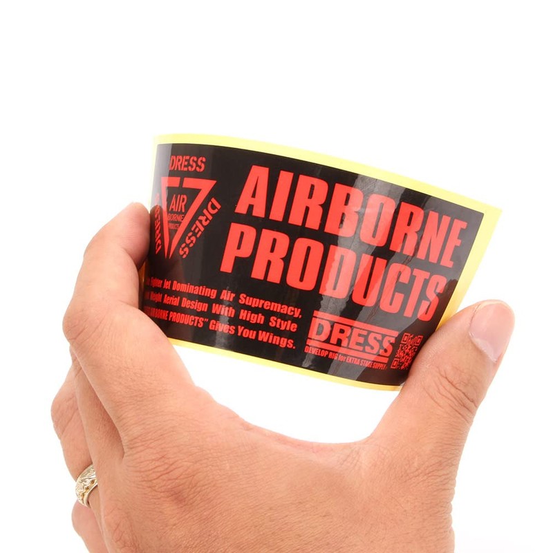 DRESS Air Design Sticker/AIRBORNE PRODUCTS BLACK