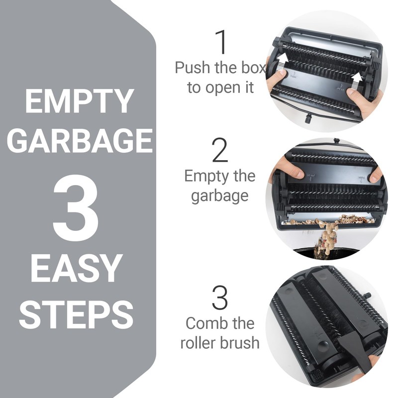 EZ SPARES Quiet Carpet Sweeper,Floor Sweeper with Pig-Bristles,Suitable for Carpet