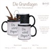 Zaubertasse "Du wirst Papa" - Farbwechseltasse mit Glitzerpartikeln - Magic-Thermo-Effekt