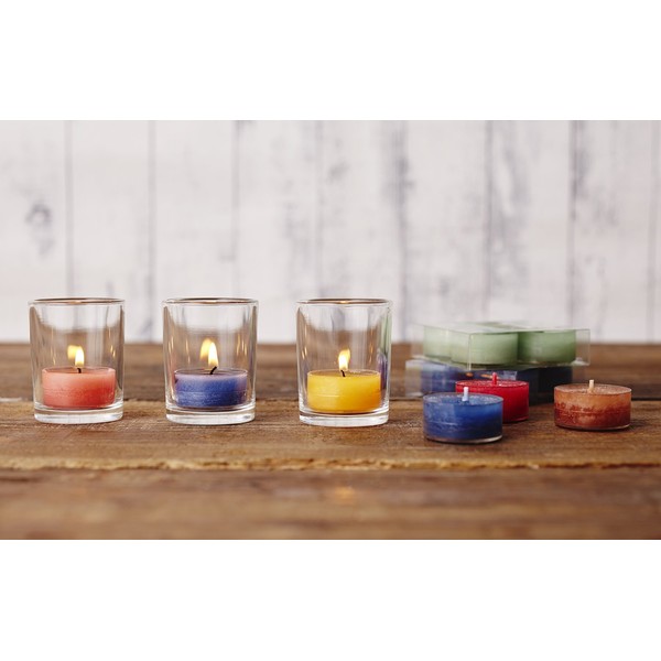 YANKEE CANDLE Clear Cup Teallights, Set of 4