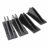 4PCS Car Rear Lower Spoiler Sporty Universal Rear Bumper Chassis