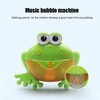 Electric Frog Bubble Machine Toy Music Bathing Partner Parent Child