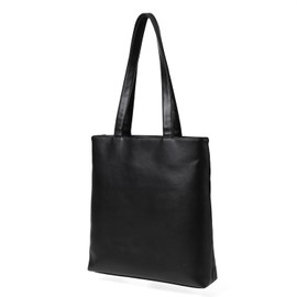 Airrail Tote Bag, Not Too Large, Not Too Small, Black, PU Leather, Vertical, Simple, Smart, Compact, Men's, Women's, Fashionable, Tote Bag, Black