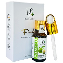 Hami's Garden Grapefruit Pomelo Essential Oil - 0.68 fl Oz/20 mL - 100% Pure and Natural - Premium Grade With Glass Dropper for Diffusers, Hair and Skin Care, Home Care, Soap Making