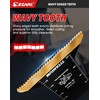 EZARC Titanium Oscillating Saw Blades, Oscillating Multitool Blades for Metal,