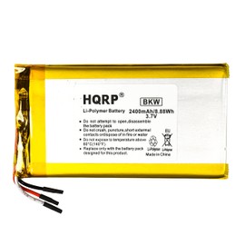 HQRP 2400mAh Battery Compatible with Rand McNally TND-740 Truck GPS Navigator MLP454094 890212200-10J-G TND74O TND-74O