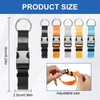 OQXEJPHFN 5 Pcs Luggage Connector Straps, Add a Bag Luggage
