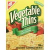 Christie Vegetable Thins, 40% Less Fat, Crackers, 200g/7oz., (Imported from