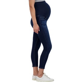Savi Parker Women’s Maternity Jeans Over The Belly - Fall Maternity Clothes-Pregnancy Clothes for All Seasons, Maternity Pants – 27“ Inseam Dark Wash