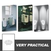 2pcs Urinal Drain Cover Bathroom Urinal Filter White Urinal Strainer