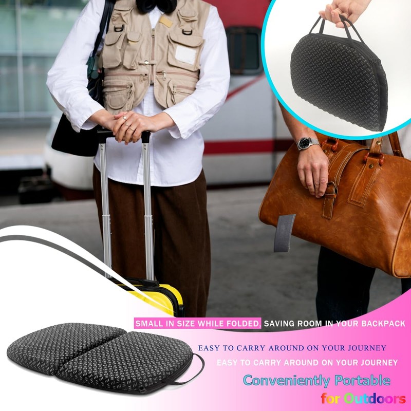 masteymoh Small Foldable Seat Cushion 0.9-Inch Thick, 14 x 9.6